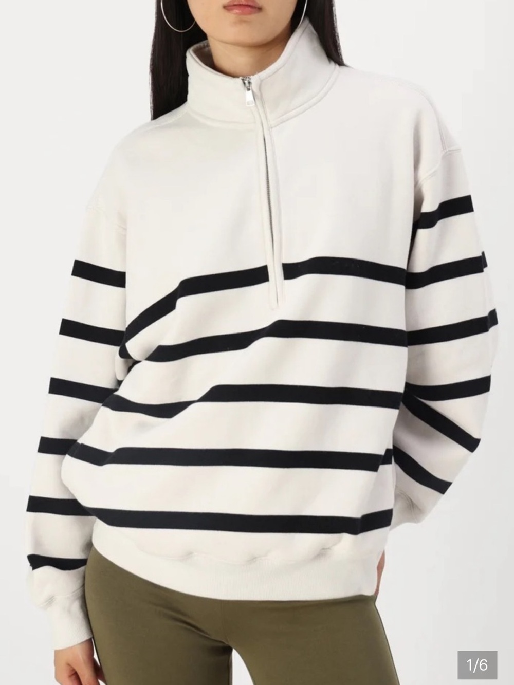 ABERCROMBIE & FITCH Sunday Vibtage Half Zip Pullover S